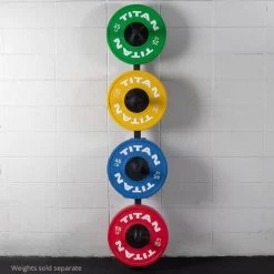 Wall Mounted 4-Peg Olympic Bumper Plate Weight Rack -Fitness Equipment Shop 400313 03