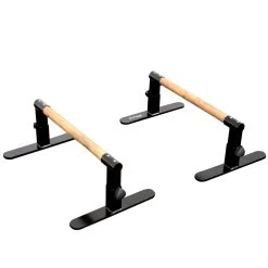 Adjustable Wooden Parallettes
