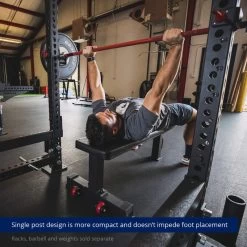 Single Post Competition Flat Bench -Fitness Equipment Shop 400869 04