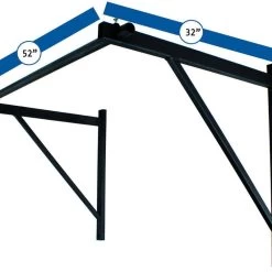 Wall Mounted Pull Up Chin Up Bar With 8 In. Wood Olympic Gymnastic Rings 9 Wall Mounted Pull Up Chin Up Bar With 8 In. Wood Olympic Gymnastic Rings -Fitness Equipment Shop 401073 04