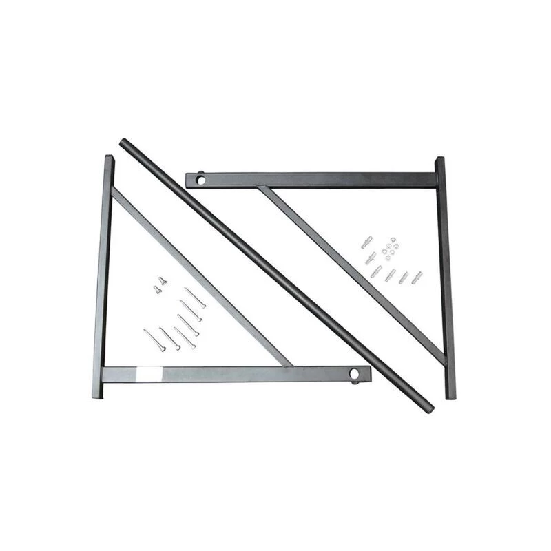 Wall Mounted Pull Up Chin Up Bar With 8 In. Wood Olympic Gymnastic Rings 4 Wall Mounted Pull Up Chin Up Bar With 8 In. Wood Olympic Gymnastic Rings - Image 4