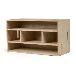 Stackable Wood Jerk Blocks With Silencer Pad -Fitness Equipment Shop 401089 09