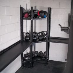 3-Tier Mass Storage Corner Shelf -Fitness Equipment Shop 401193 06
