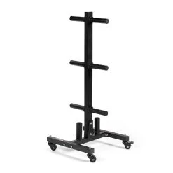 Portable Plate And Barbell Storage Tree