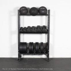 4 Pack Mass Storage Shelf Dividers 13 4 Pack Mass Storage Shelf Dividers -Fitness Equipment Shop 401435 07
