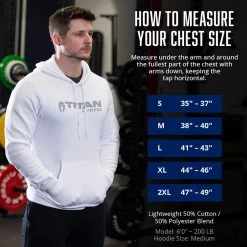 Titan Fitness Hoodie -Fitness Equipment Shop 401770 07