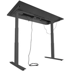 A6 Adjustable Sit To Stand Desk 24"- 50" W/ Black 30" X 48" Top -Fitness Equipment Shop 403053 04