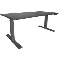 A6 Adjustable Sit To Stand Desk 24"- 50" W/ Black 30" X 48" Top -Fitness Equipment Shop 403053 05