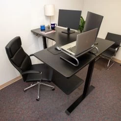 Adjustable L-Shape Corner Standing Desk -Fitness Equipment Shop 403077 13