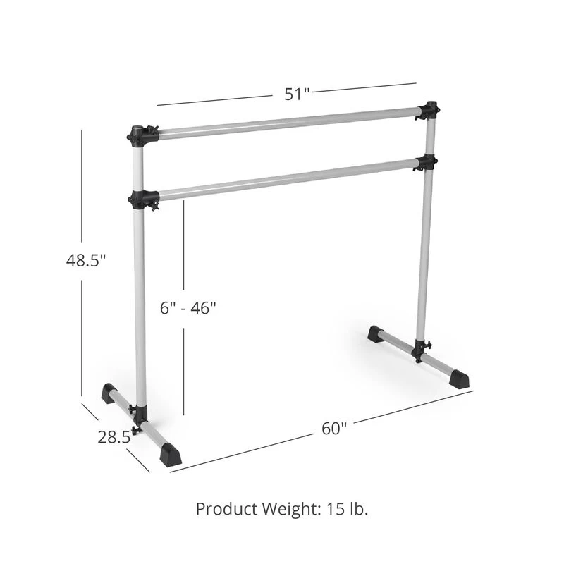 Double Freestanding Ballet Barre 2 Double Freestanding Ballet Barre - Image 2
