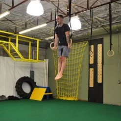 32mm Wood Olympic Gymnastic Rings - 1.5" W Heavy Duty Thick Straps & Buckle -Fitness Equipment Shop 410111 07