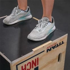 Youth 3-in-1 Wooden Plyometric Box – 12" X 14" X 16" -Fitness Equipment Shop 412125 06