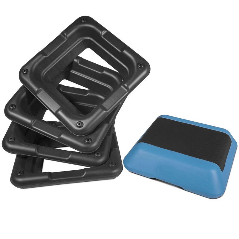 16"x16" Adjustable Aerobic Step W/ Risers 1 16"x16" Adjustable Aerobic Step W/ Risers