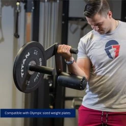 Plate-Loaded Lever Curl Dumbbell -Fitness Equipment Shop 421154 04