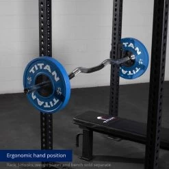 Rackable EZ Curl Fat Bar -Fitness Equipment Shop 430078 05