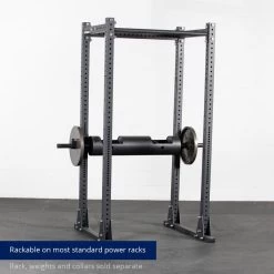 Rackable Strongman Log Bars -Fitness Equipment Shop 430082 04