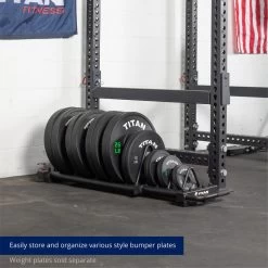 Horizontal Weight Plate Storage With Wheels -Fitness Equipment Shop 430239 04