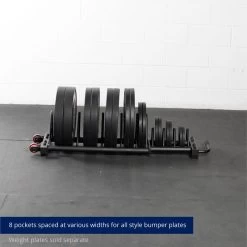 Horizontal Weight Plate Storage With Wheels -Fitness Equipment Shop 430239 05