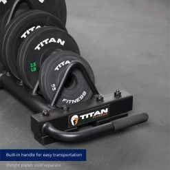 Horizontal Weight Plate Storage With Wheels -Fitness Equipment Shop 430239 08