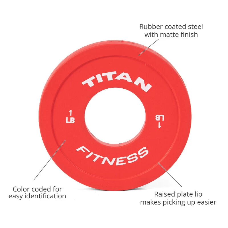 5 LB Set Color Fractional Plates 2 5 LB Set Color Fractional Plates - Image 2