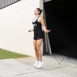 SR-2A, Adjustable Ball Bearing Speed Rope (2.5mm) -Fitness Equipment Shop sr 2a adjustable speed rope 2 5mm cable 3