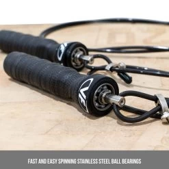 SR-4A, Adjustable Ball Bearing Speed Rope (4mm) 10 SR-4A, Adjustable Ball Bearing Speed Rope (4mm) -Fitness Equipment Shop sr 4a adjustable speed rope 4mm cable 4