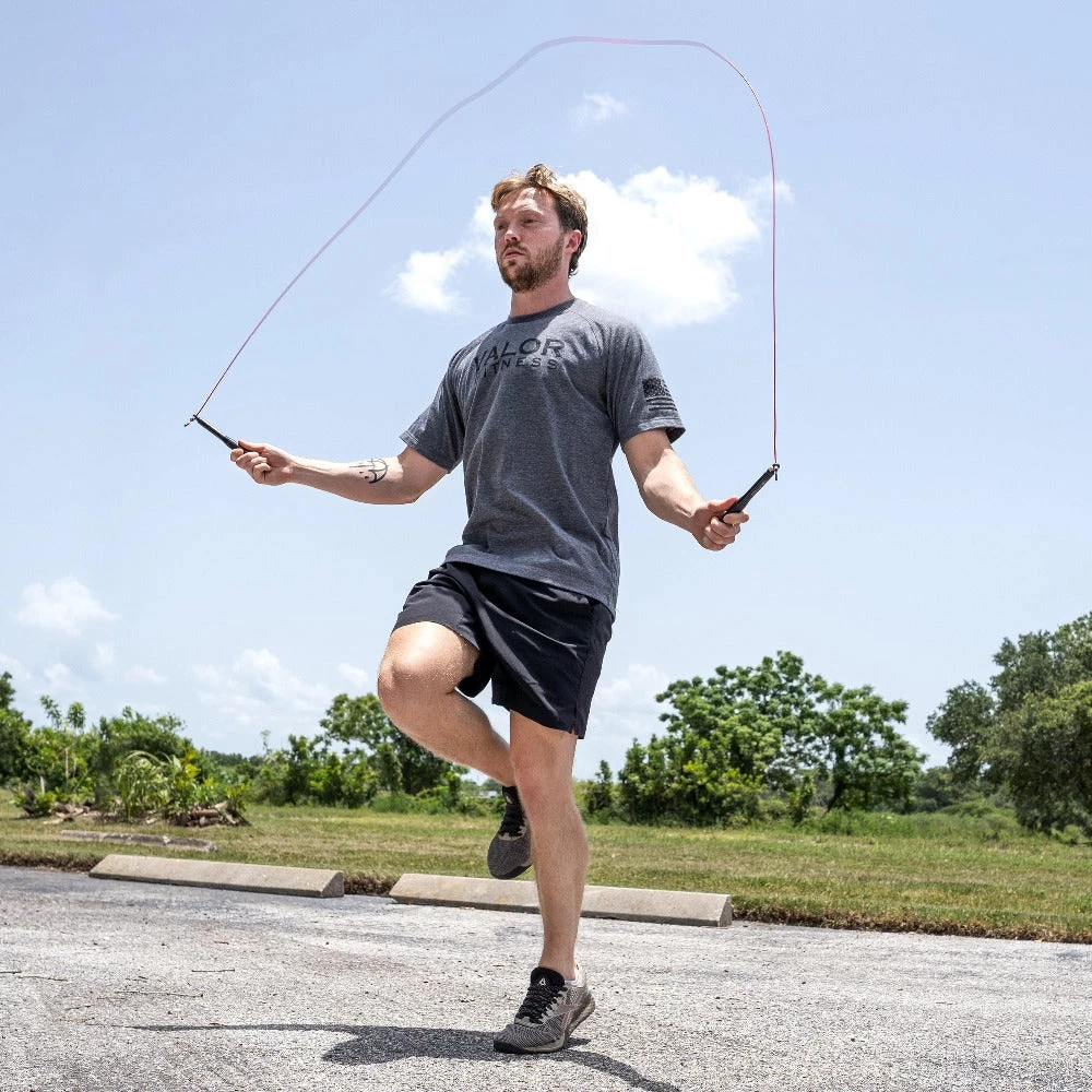 SR, Adjustable Swivel Bearing Speed Rope (2.5mm, Red Or Black) 3 SR, Adjustable Swivel Bearing Speed Rope (2.5mm, Red Or Black) - Image 3