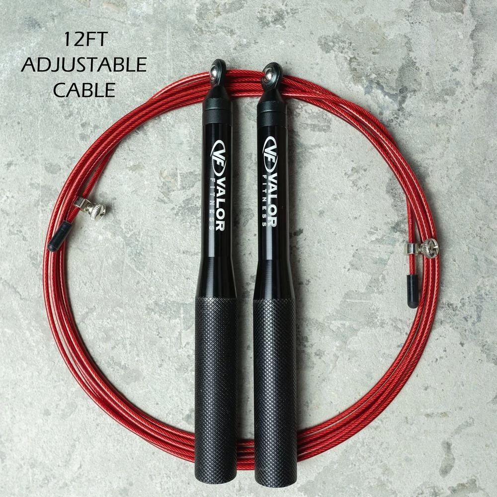 SR, Adjustable Swivel Bearing Speed Rope (2.5mm, Red Or Black) 7 SR, Adjustable Swivel Bearing Speed Rope (2.5mm, Red Or Black) - Image 7